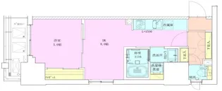 門前仲町レジデンス九番館【8階】の間取り