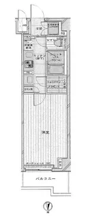 ルーブル大鳥居伍番館【9階】の間取り