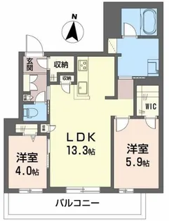 シャーメゾン ユウム【3階】の間取り