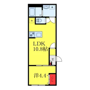 AXIA CITY大山【4階】の間取り