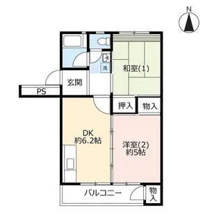 UR西上尾第一【4階】の間取り