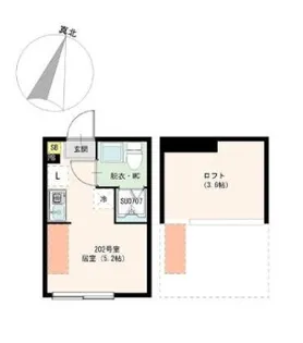 ソラリエ大泉学園【2階】の間取り