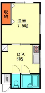 メゾンフラワーII【3階】の間取り