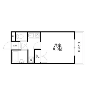 カサミア【4階】の間取り