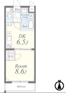 セローム亀島【1階】の間取り