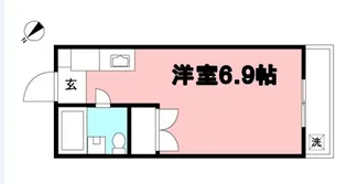 リバーコート稲城【1階】の間取り