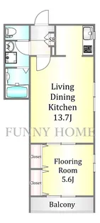ヴィオール参宮橋【3階】の間取り