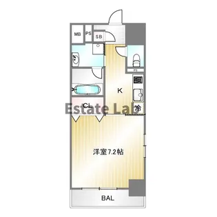 フェリーチェヴィータ【3階】の間取り