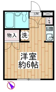 アブニール町田【1階】の間取り