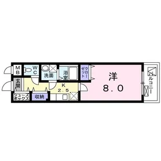 リヴェール【2階】の間取り