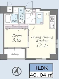 J-FIRST CHIYODA【8階】の間取り