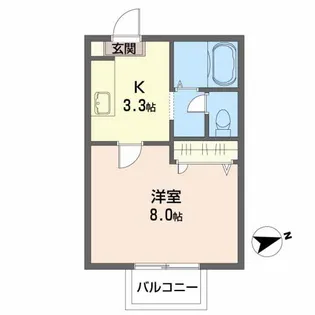 ブルーム【2階】の間取り