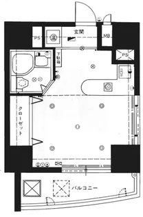 ロマネスク博多駅前【6階】の間取り