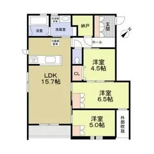 フォレストメゾン六義園【3階】の間取り