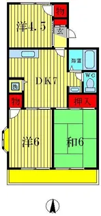 APPLE‘S HILL【1階】の間取り