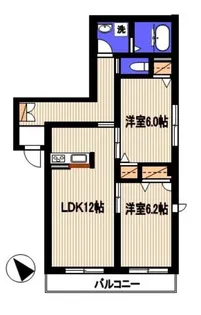 アミコート【1階】の間取り