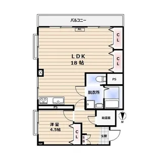 レジ東郷【2階】の間取り