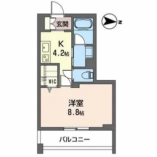 ルーエレジデンツ三日市【3階】の間取り