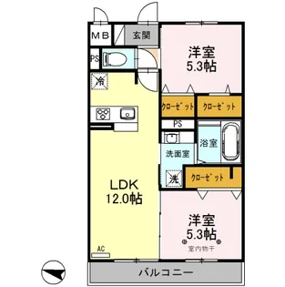 enrich【2階】の間取り