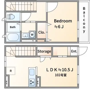 ベルリード菫の間取り