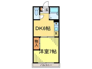 山本第2リバーサイドマンション【3階】の間取り