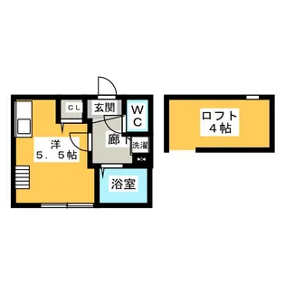 アザーレ・クオンランド駅前【1階】の間取り