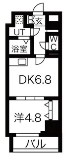 ルネサンスコート築地【8階】の間取り