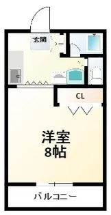 ビレッジファイブB【1階】の間取り