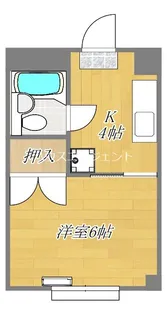 シャルムカサイII【3階】の間取り