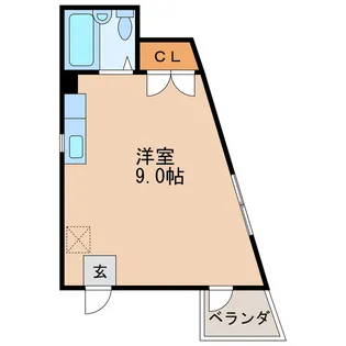 加藤コーポ新栄【3階】の間取り