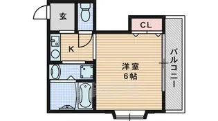 第5高橋ハイツ【2階】の間取り