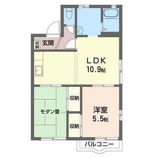 パークビレッヂF【2階】の間取り