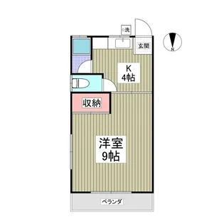 ハーフムーン【2階】の間取り