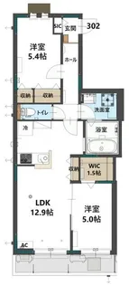 ラ メゾン パルフェ【3階】の間取り
