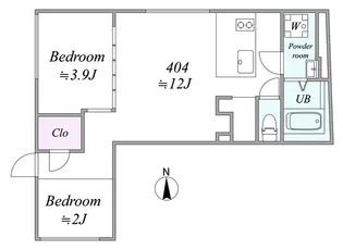 trias148【4階】の間取り