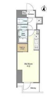 ミレドゥーエ神楽坂【3階】の間取り