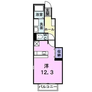 フリーデB【1階】の間取り