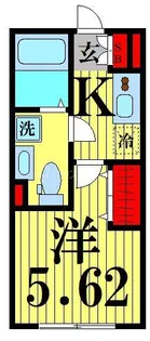 ラフィスタ亀有II【4階】の間取り