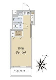 パレトーホー阿佐谷【1階】の間取り