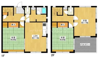 上高田ハイム【1階】の間取り