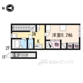 レオパレスTukasa【2階】の間取り