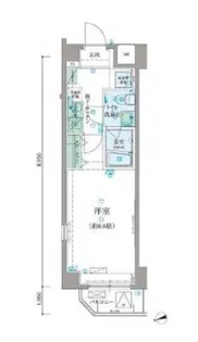 リヴシティ早稲田【4階】の間取り