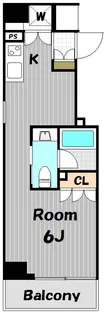 エスティメゾン川崎本町【8階】の間取り
