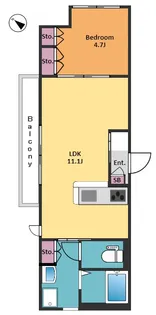 TERADA祐天寺マンション【3階】の間取り