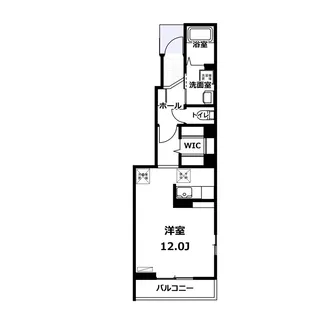 ゴールド・ヴィレッジェII【1階】の間取り