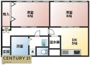 セントラル蒔田マンション【3階】の間取り
