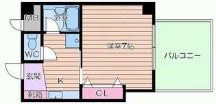 ∞中之島アンフィニ【7階】の間取り