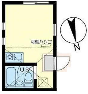 ユナイト能見台エルドレッド【1階】の間取り