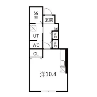 EQUUS D棟【1階】の間取り