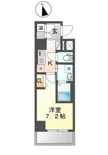 Flat Sunamachi【2階】の間取り